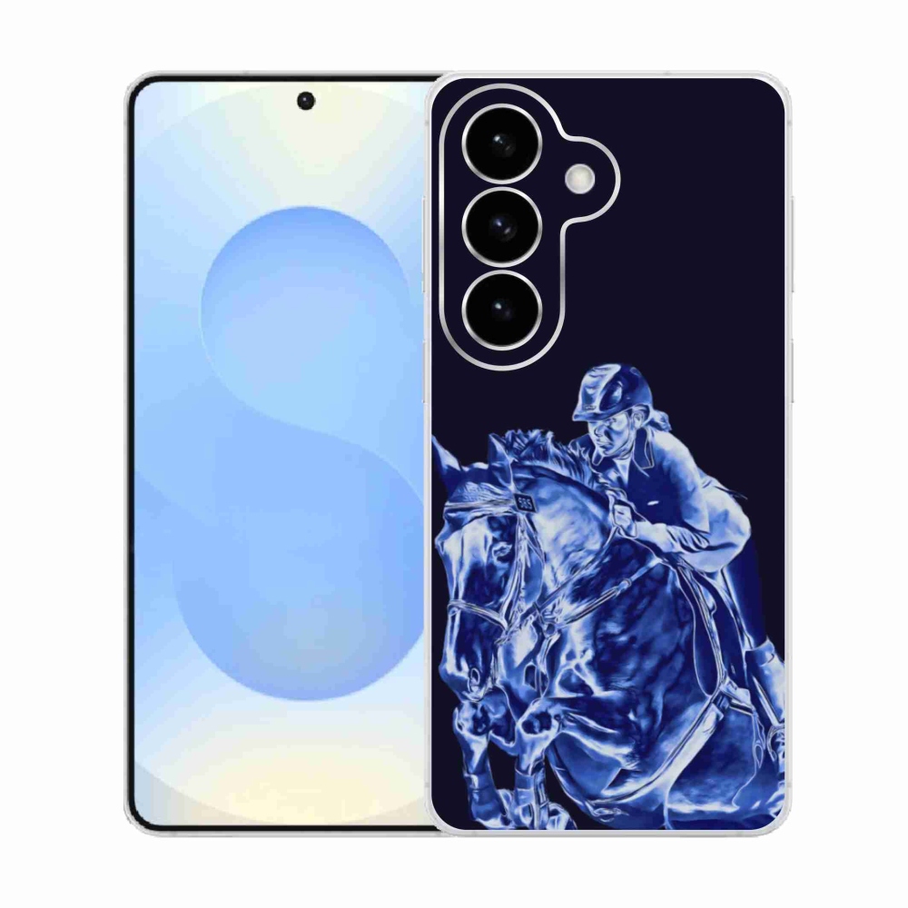 Gelový kryt mmCase na Samsung Galaxy S26  - dostihový kůň