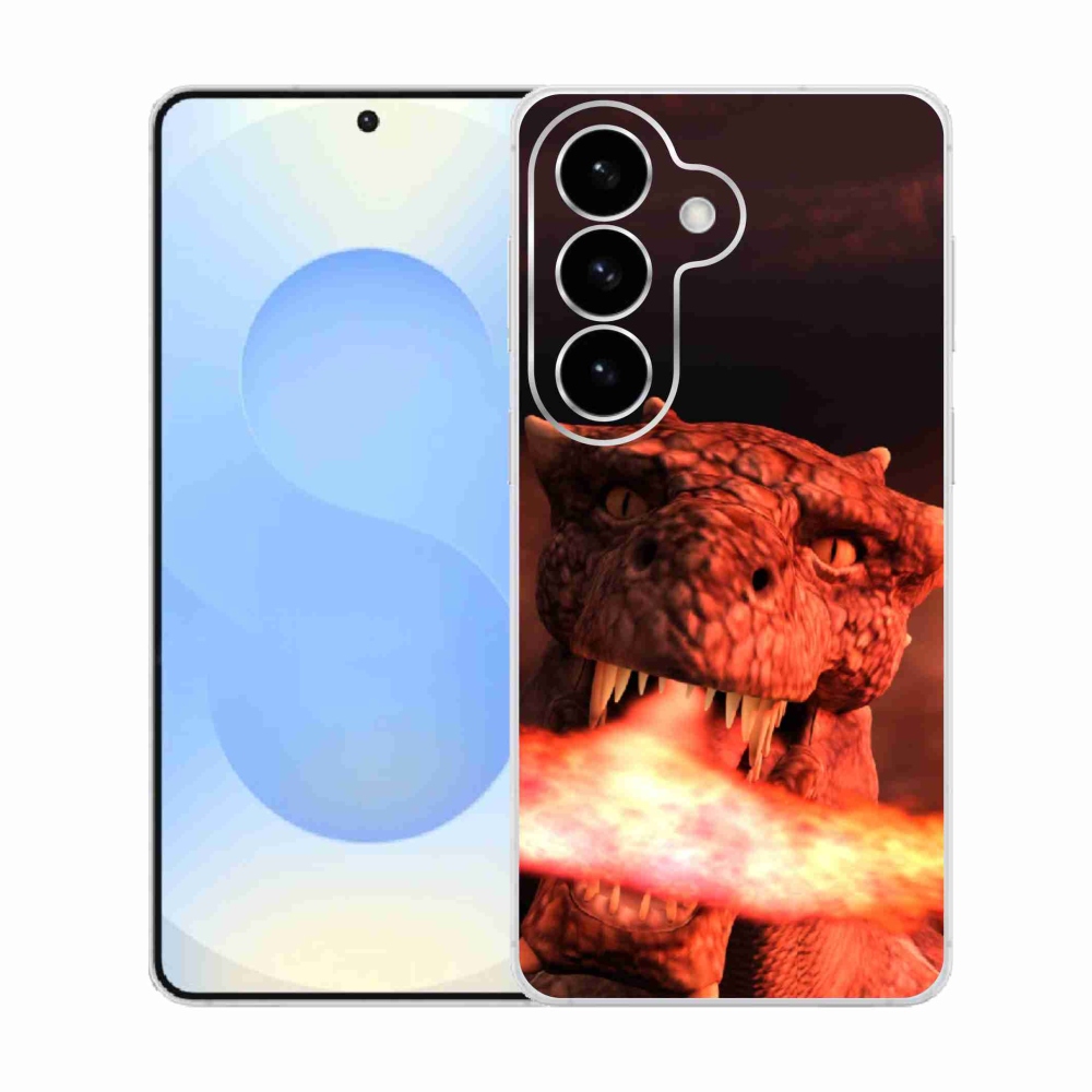 Gelový kryt mmCase na Samsung Galaxy S26  - drak