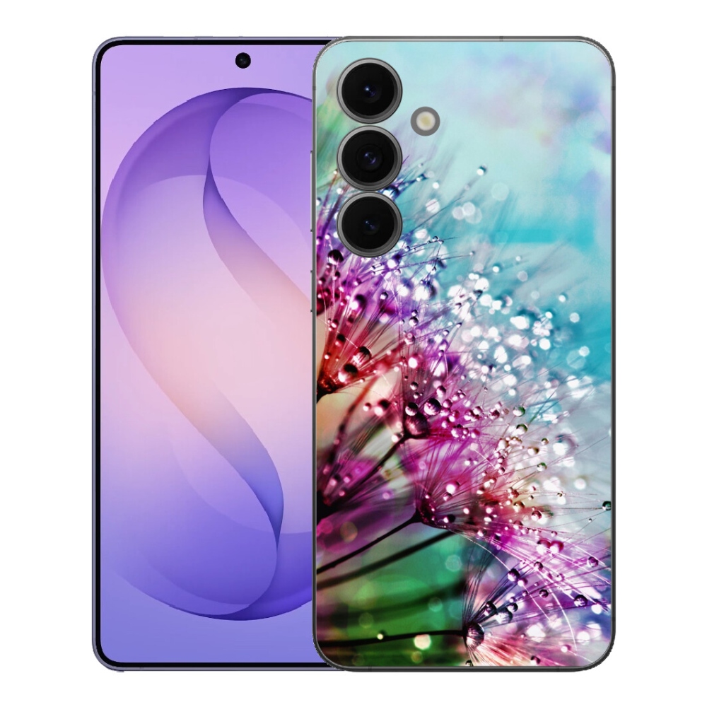 Gelový kryt mmCase na Samsung Galaxy S26 FE - barevné květy