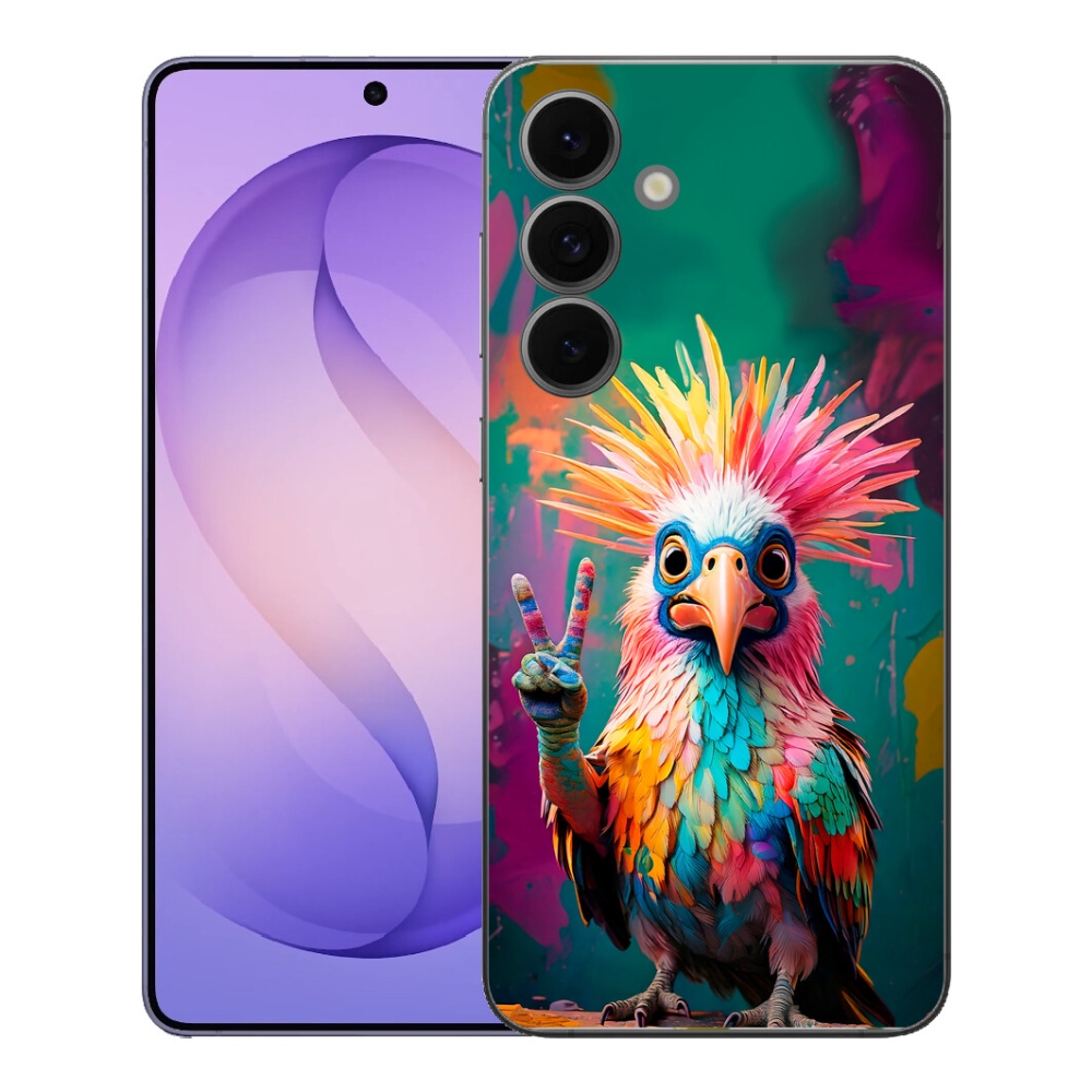 Gelový kryt mmCase na Samsung Galaxy S26 FE - barevný rebel