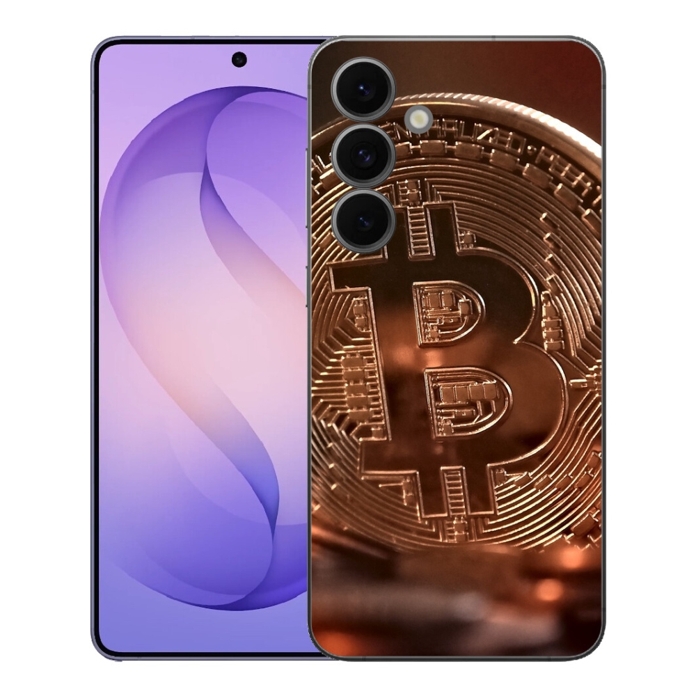 Gelový kryt mmCase na Samsung Galaxy S26 FE - bitcoin