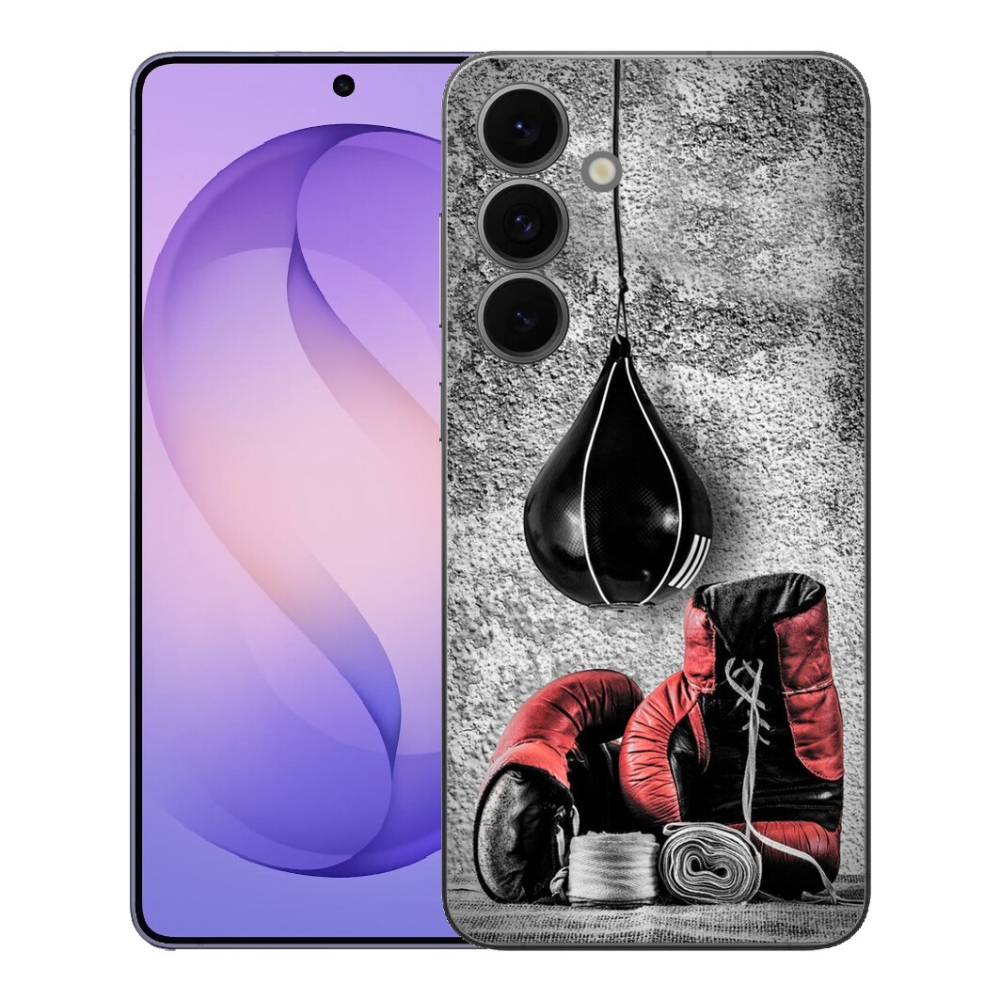 Gelový kryt mmCase na Samsung Galaxy S26 FE - boxovací pytel a rukavice