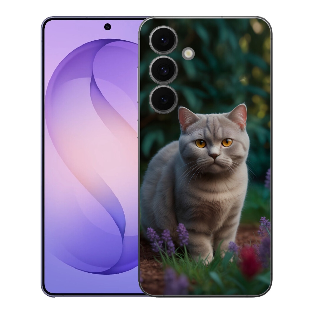 Gelový kryt mmCase na Samsung Galaxy S26 FE - britská kočka
