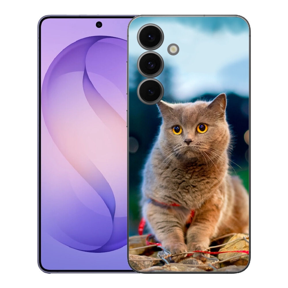 Gelový kryt mmCase na Samsung Galaxy S26 FE - britská modrá 2