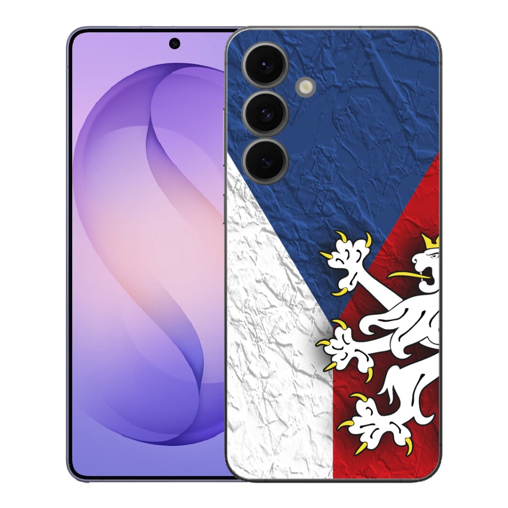 Gelový kryt mmCase na Samsung Galaxy S26 FE - česká vlajka 1