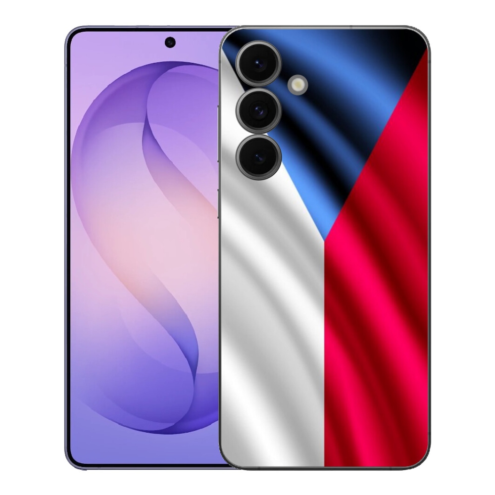 Gelový kryt mmCase na Samsung Galaxy S26 FE - česká vlajka
