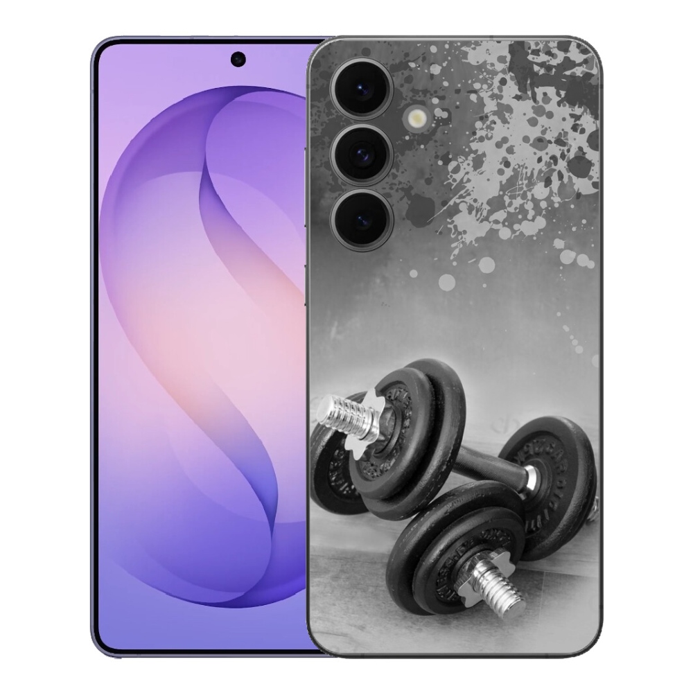 Gelový kryt mmCase na Samsung Galaxy S26 FE - činky 1