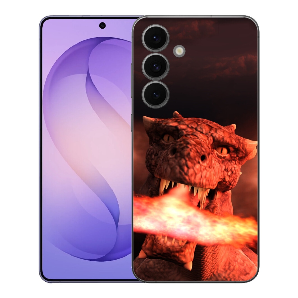 Gelový kryt mmCase na Samsung Galaxy S26 FE - drak