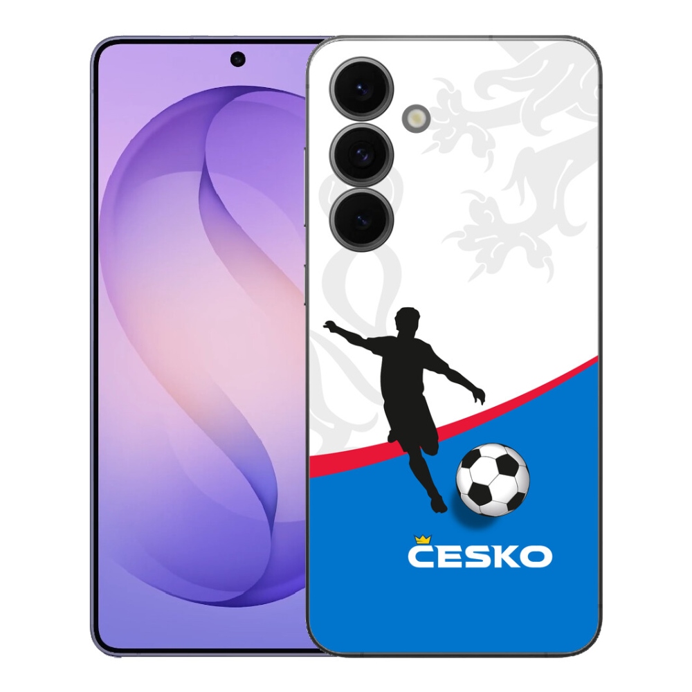 Gelový kryt mmCase na Samsung Galaxy S26 FE - fotbal Česko 1