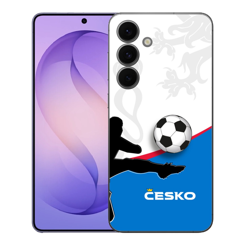Gelový kryt mmCase na Samsung Galaxy S26 FE - fotbal Česko 3
