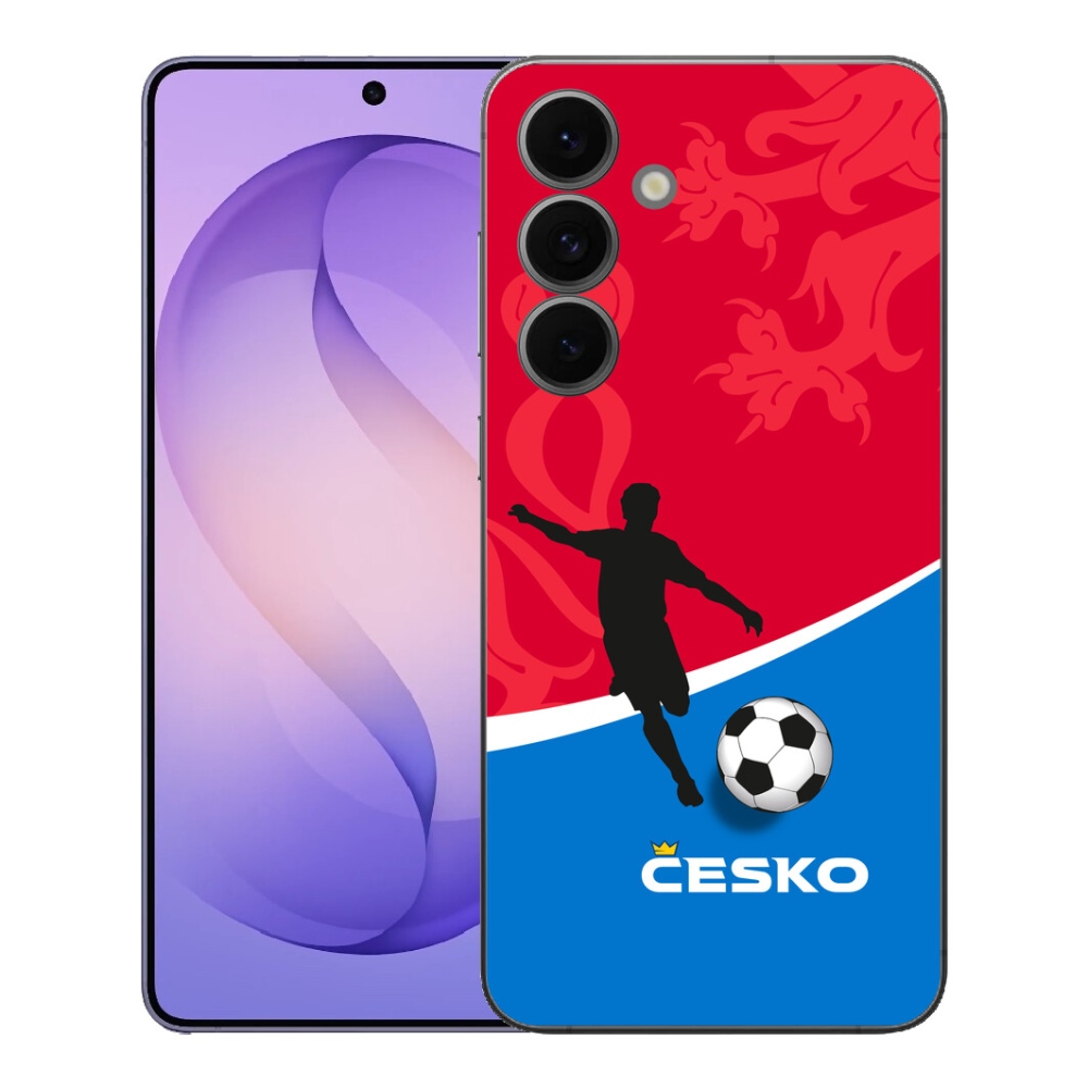 Gelový kryt mmCase na Samsung Galaxy S26 FE - fotbal Česko