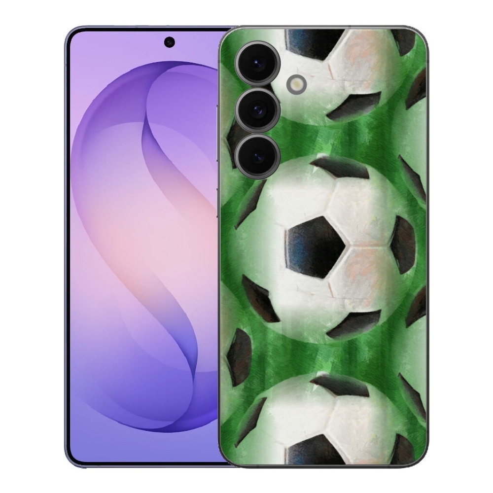 Gelový kryt mmCase na Samsung Galaxy S26 FE - fotbalový míč