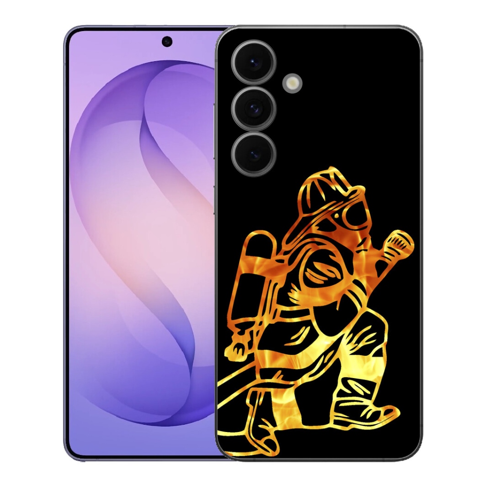 Gelový kryt mmCase na Samsung Galaxy S26 FE - hasič 1