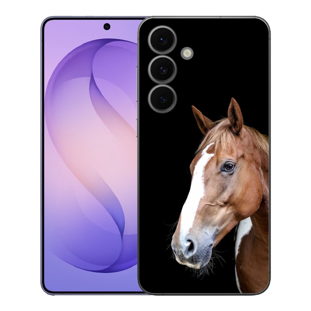 Gelový kryt mmCase na Samsung Galaxy S26 FE - hnědý kůň 3
