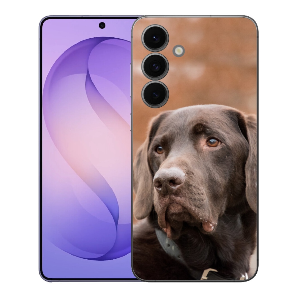 Gelový kryt mmCase na Samsung Galaxy S26 FE - hnědý labrador