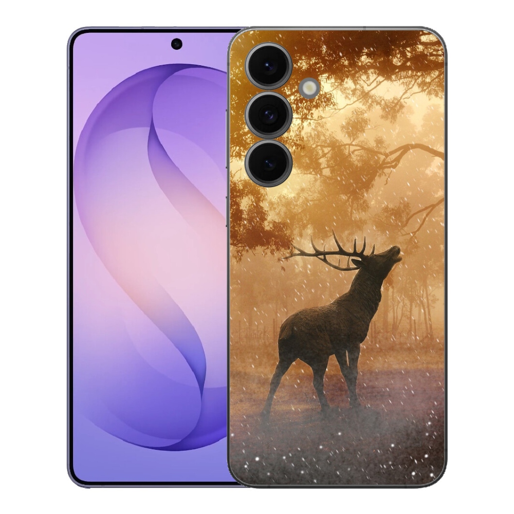 Gelový kryt mmCase na Samsung Galaxy S26 FE - jelen v říji