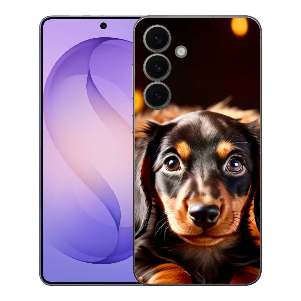 Gelový kryt mmCase na Samsung Galaxy S26 FE - jezevčík