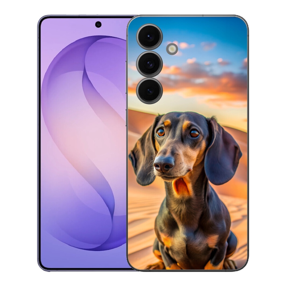Gelový kryt mmCase na Samsung Galaxy S26 FE - jezevčík 3 