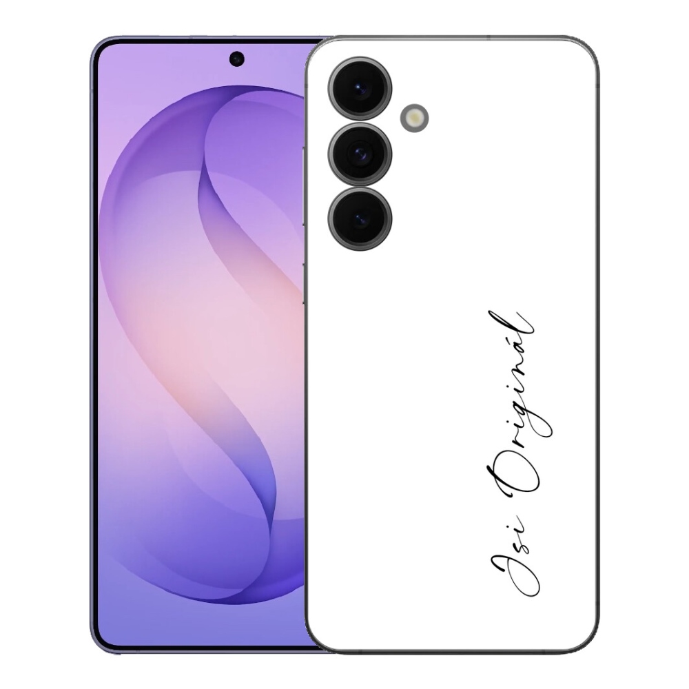 Gelový kryt mmCase na Samsung Galaxy S26 FE - jsi originál bílé pozadí