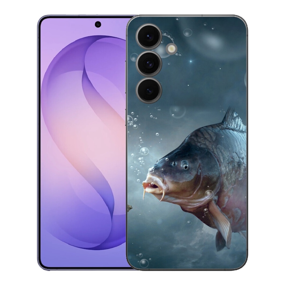 Gelový kryt mmCase na Samsung Galaxy S26 FE - kapr a bublinky