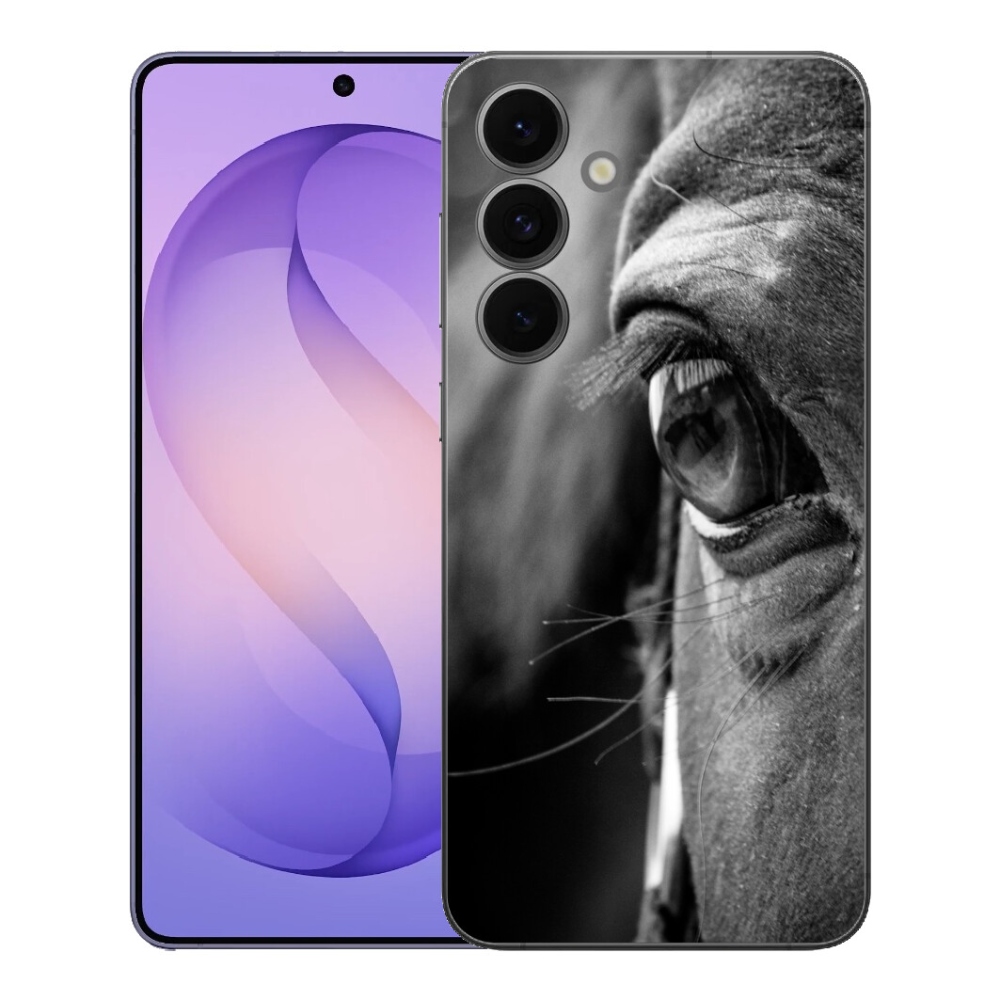 Gelový kryt mmCase na Samsung Galaxy S26 FE - koňský pohled