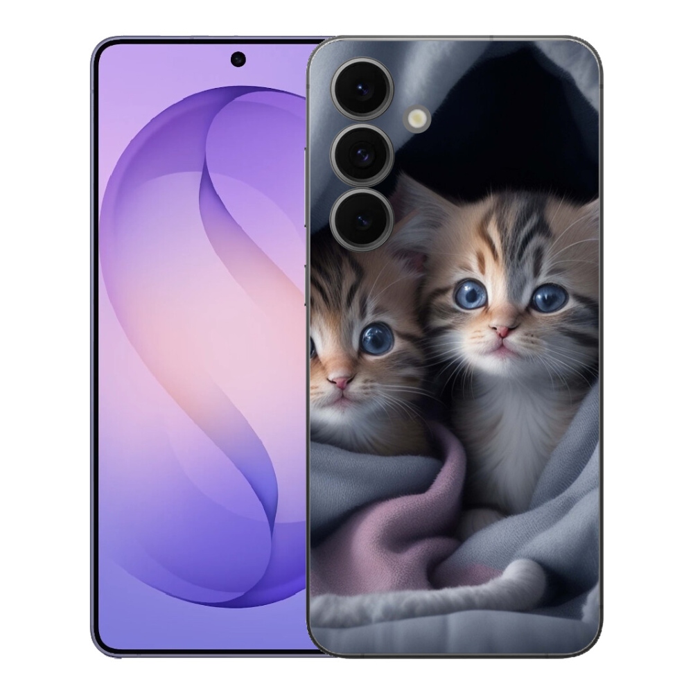 Gelový kryt mmCase na Samsung Galaxy S26 FE - kočičí duo 2
