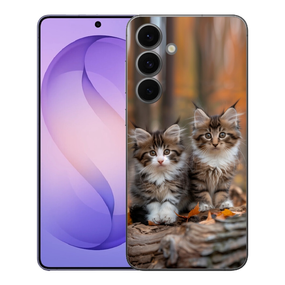 Gelový kryt mmCase na Samsung Galaxy S26 FE - kočičí duo 3