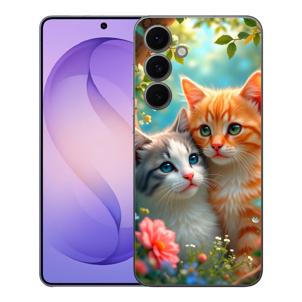 Gelový kryt mmCase na Samsung Galaxy S26 FE - kočičí láska 2