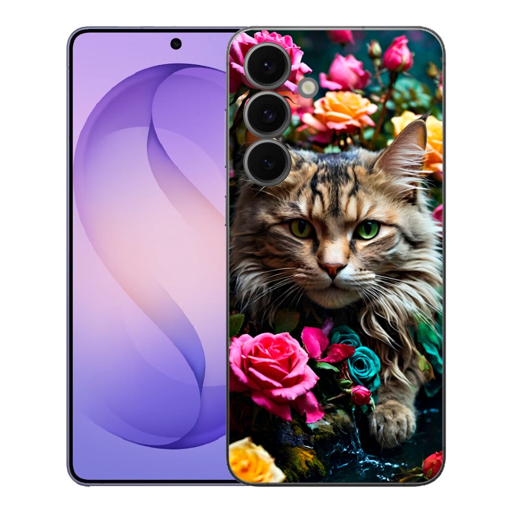 Gelový kryt mmCase na Samsung Galaxy S26 FE - kočíčí pohled 2