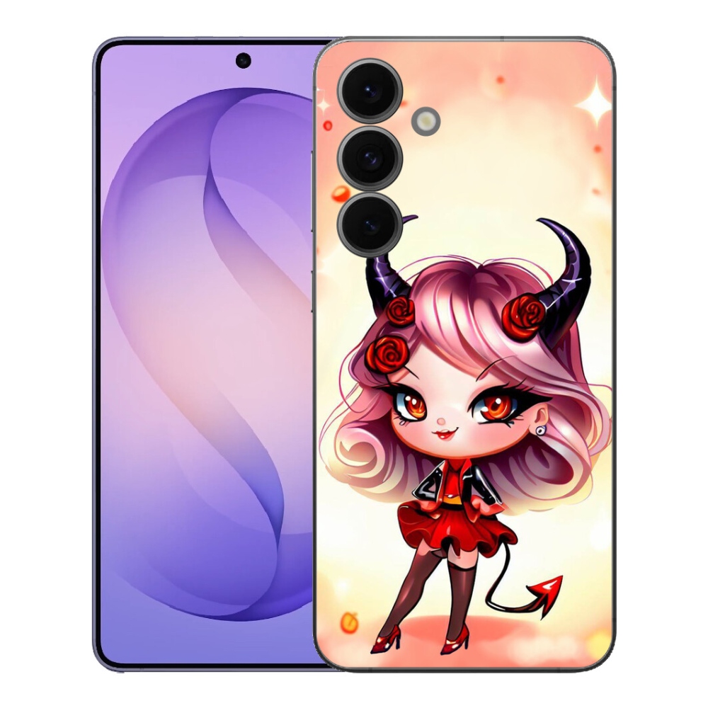 Gelový kryt mmCase na Samsung Galaxy S26 FE - kreslená čertice