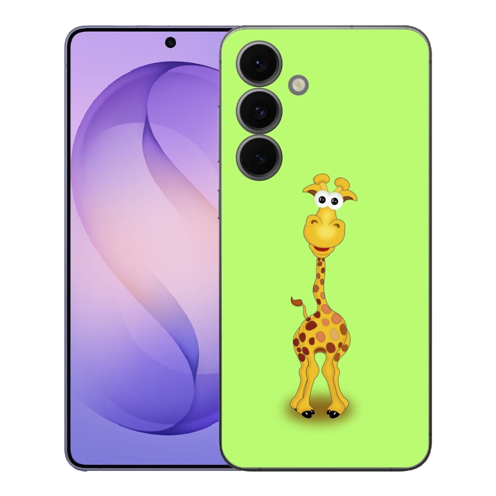 Gelový kryt mmCase na Samsung Galaxy S26 FE - kreslená žirafa