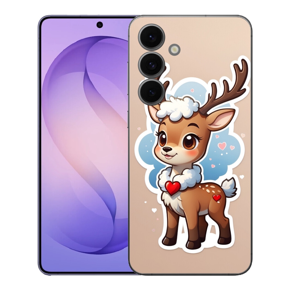 Gelový kryt mmCase na Samsung Galaxy S26 FE - kreslený sob