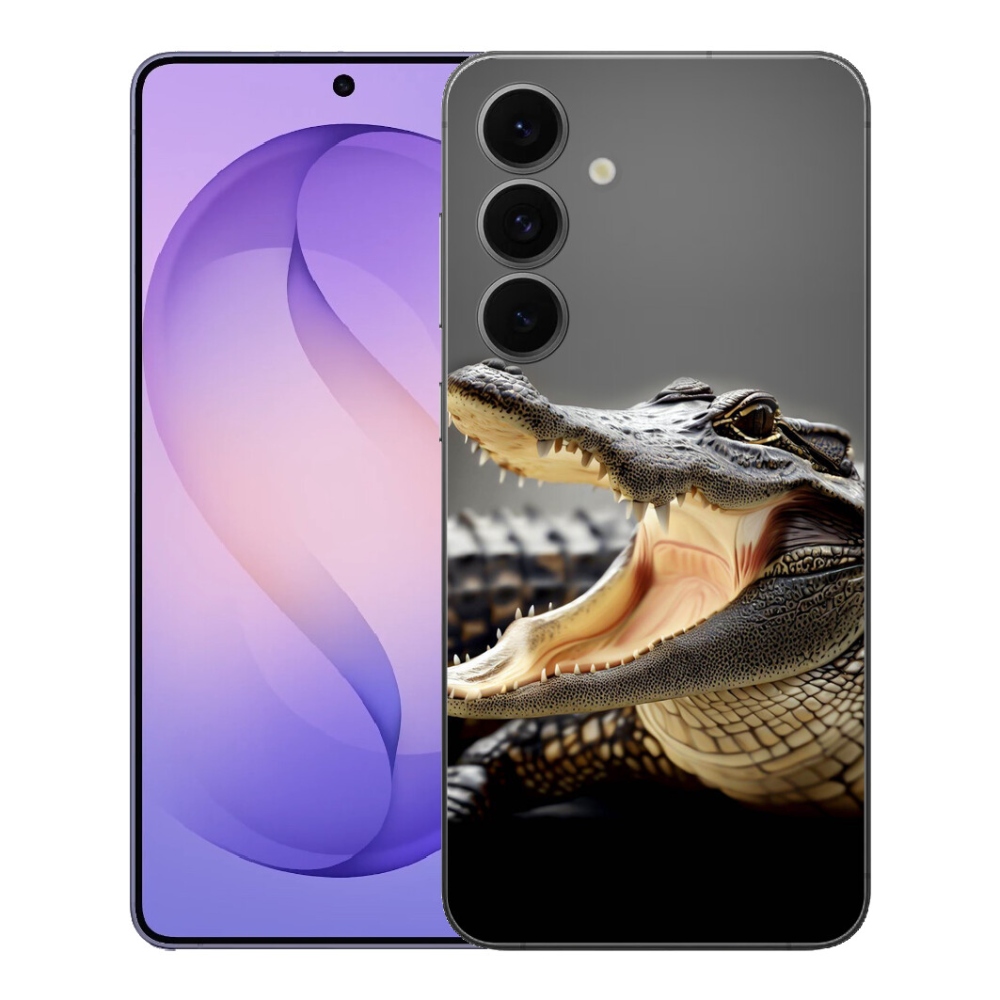 Gelový kryt mmCase na Samsung Galaxy S26 FE - krokodýl