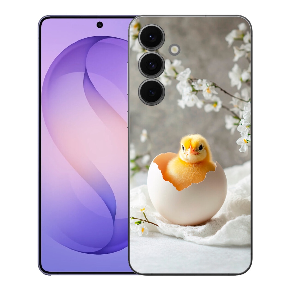 Gelový kryt mmCase na Samsung Galaxy S26 FE - kuřátko