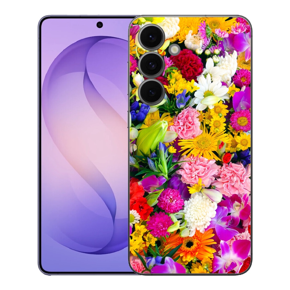 Gelový kryt mmCase na Samsung Galaxy S26 FE - květiny 12