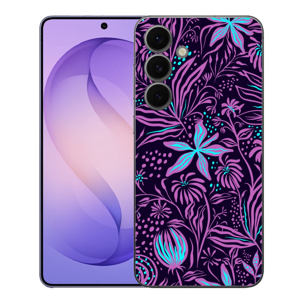 Gelový kryt mmCase na Samsung Galaxy S26 FE - květiny 2