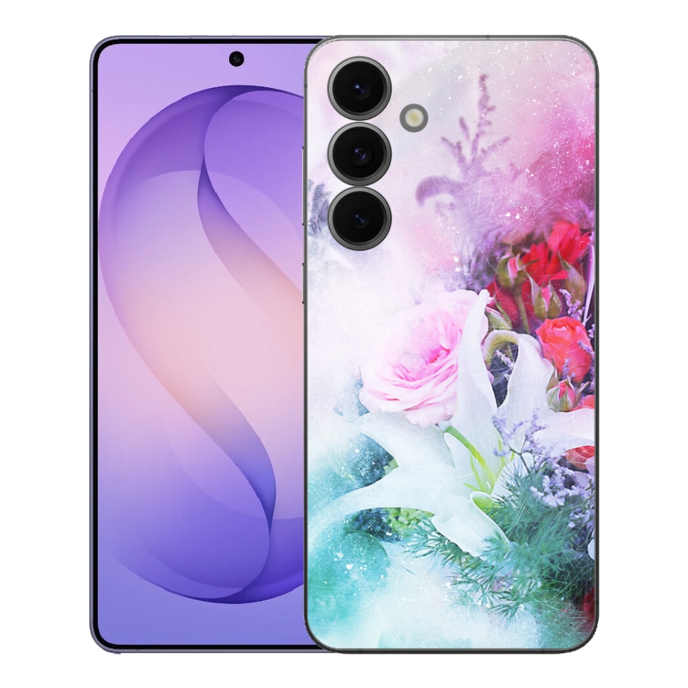 Gelový kryt mmCase na Samsung Galaxy S26 FE - květiny 4