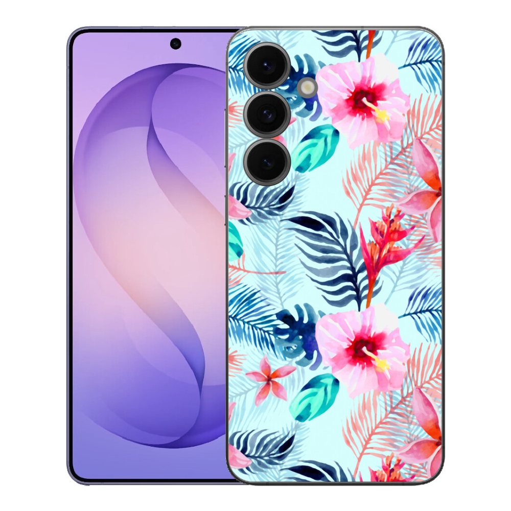 Gelový kryt mmCase na Samsung Galaxy S26 FE - květiny