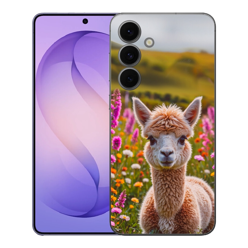 Gelový kryt mmCase na Samsung Galaxy S26 FE - lama na louce