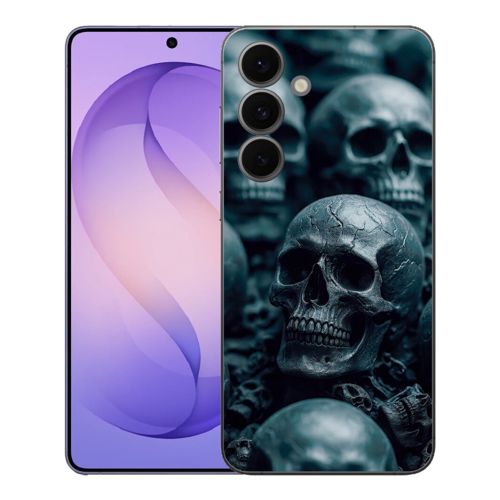 Gelový kryt mmCase na Samsung Galaxy S26 FE - lebka 2