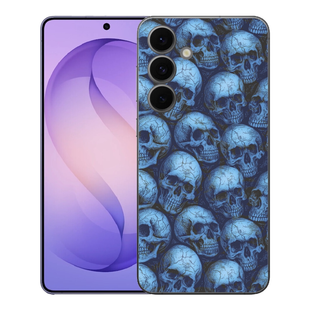Gelový kryt mmCase na Samsung Galaxy S26 FE - lebky