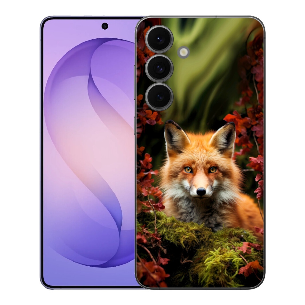 Gelový kryt mmCase na Samsung Galaxy S26 FE - liška v lese