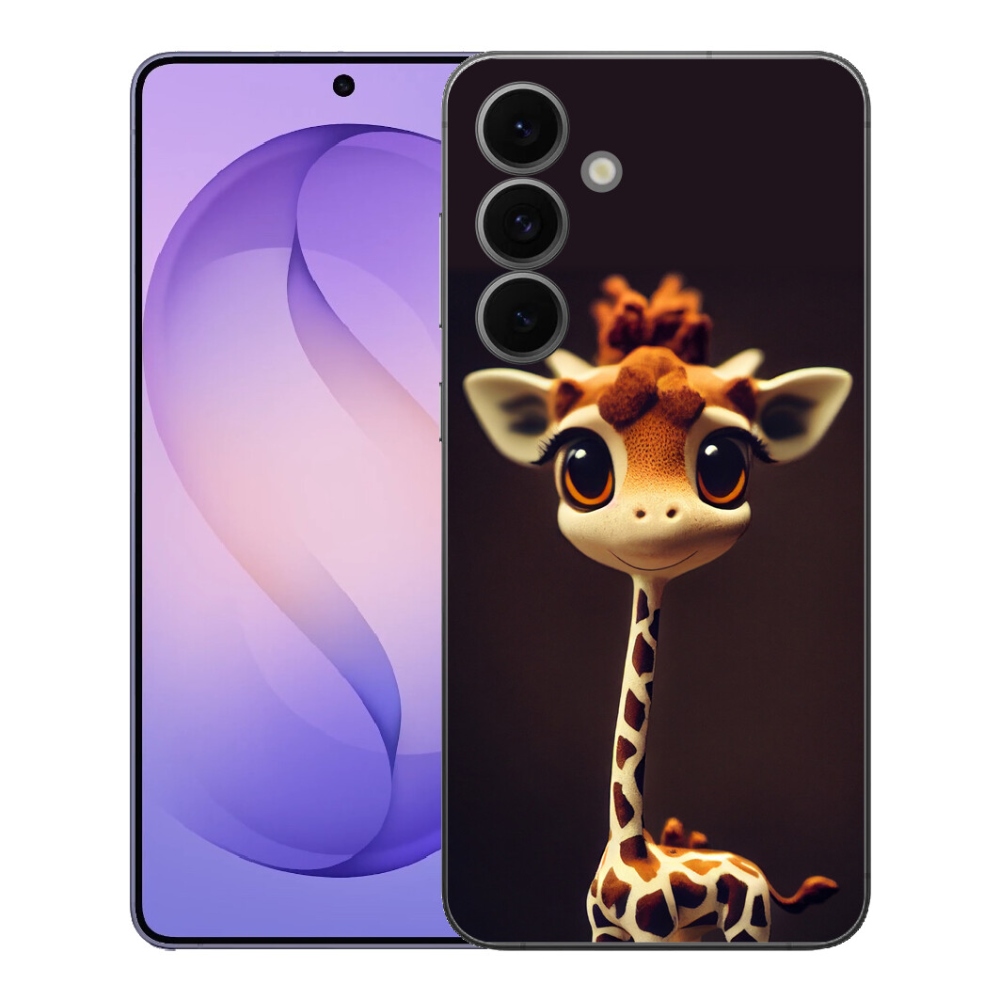 Gelový kryt mmCase na Samsung Galaxy S26 FE - malá žirafa