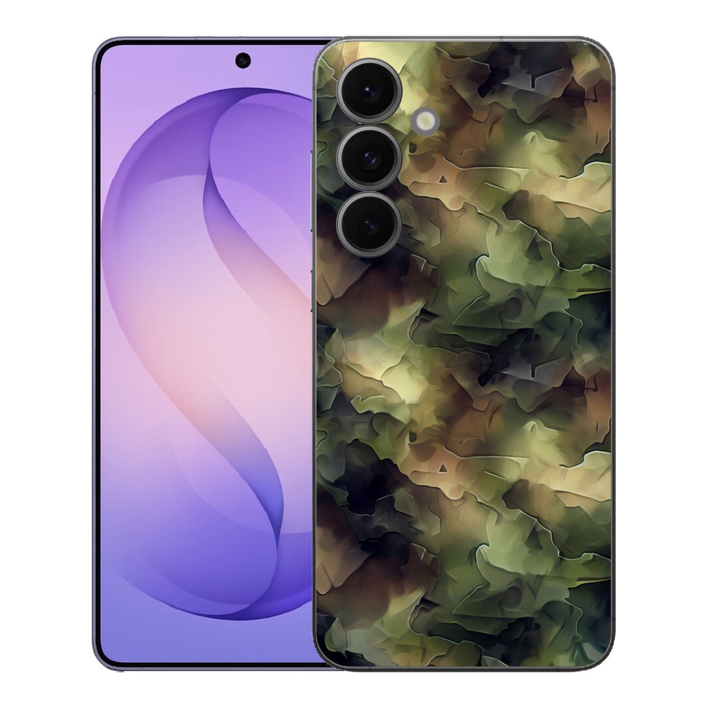 Gelový kryt mmCase na Samsung Galaxy S26 FE - maskáčový vzor 10