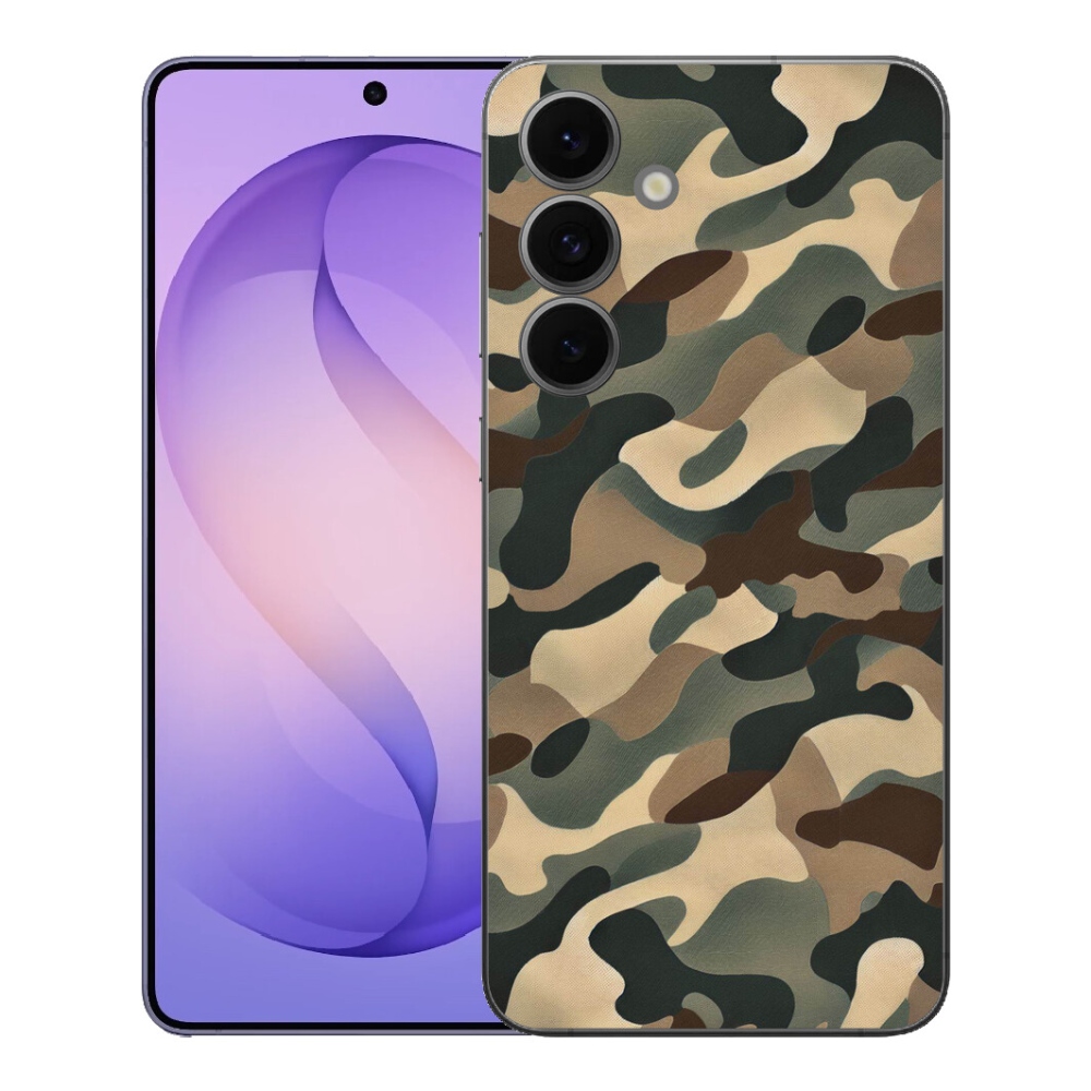 Gelový kryt mmCase na Samsung Galaxy S26 FE - maskáčový vzor 11