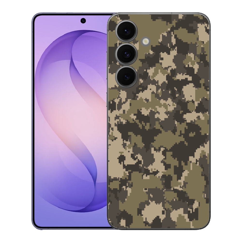 Gelový kryt mmCase na Samsung Galaxy S26 FE - maskáčový vzor 12