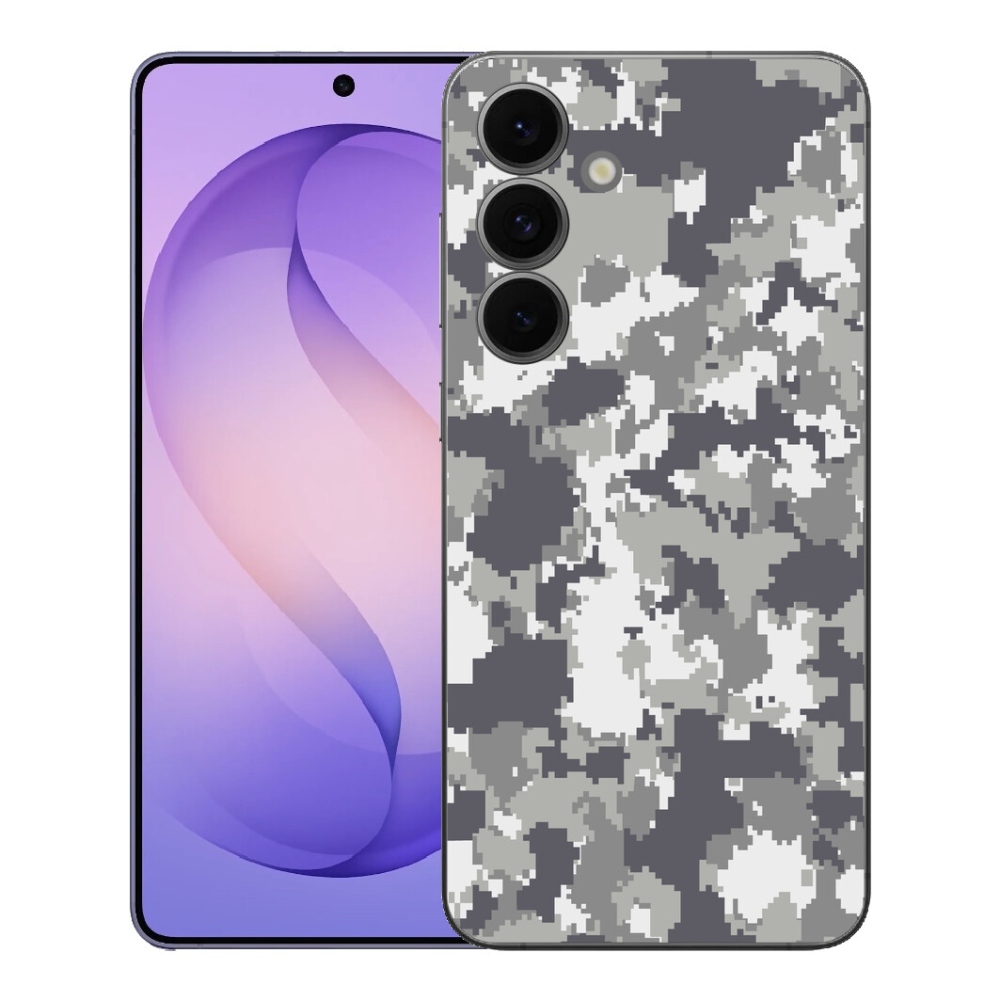 Gelový kryt mmCase na Samsung Galaxy S26 FE - maskáčový vzor 2