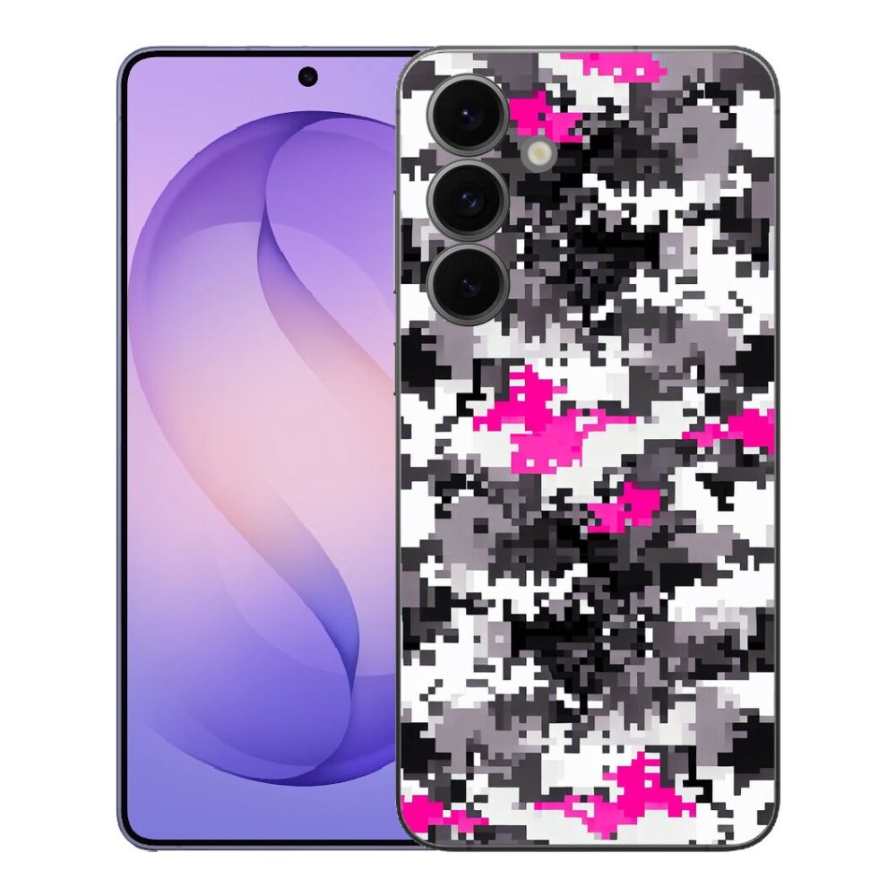 Gelový kryt mmCase na Samsung Galaxy S26 FE - maskáčový vzor 4