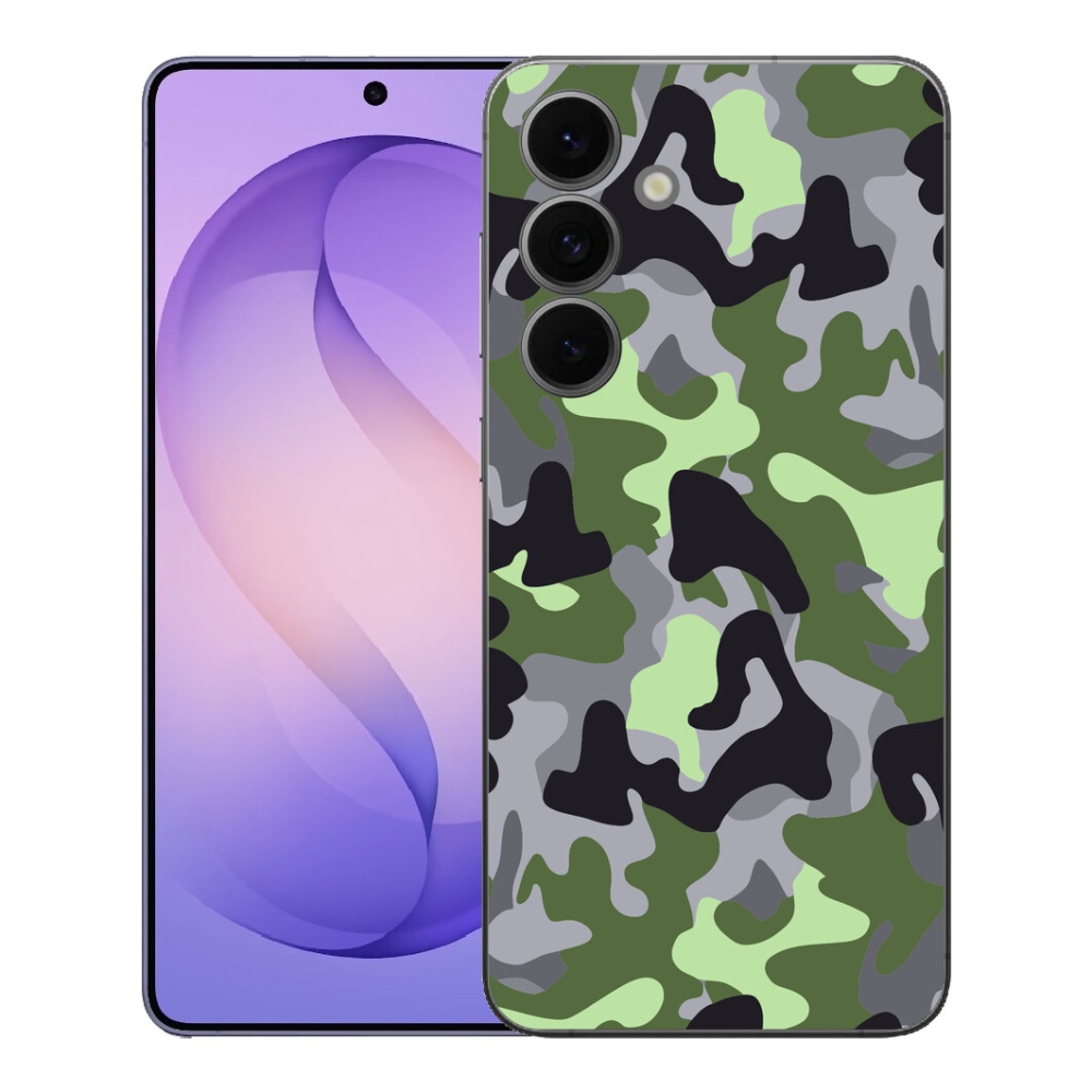 Gelový kryt mmCase na Samsung Galaxy S26 FE - maskáčový vzor 7