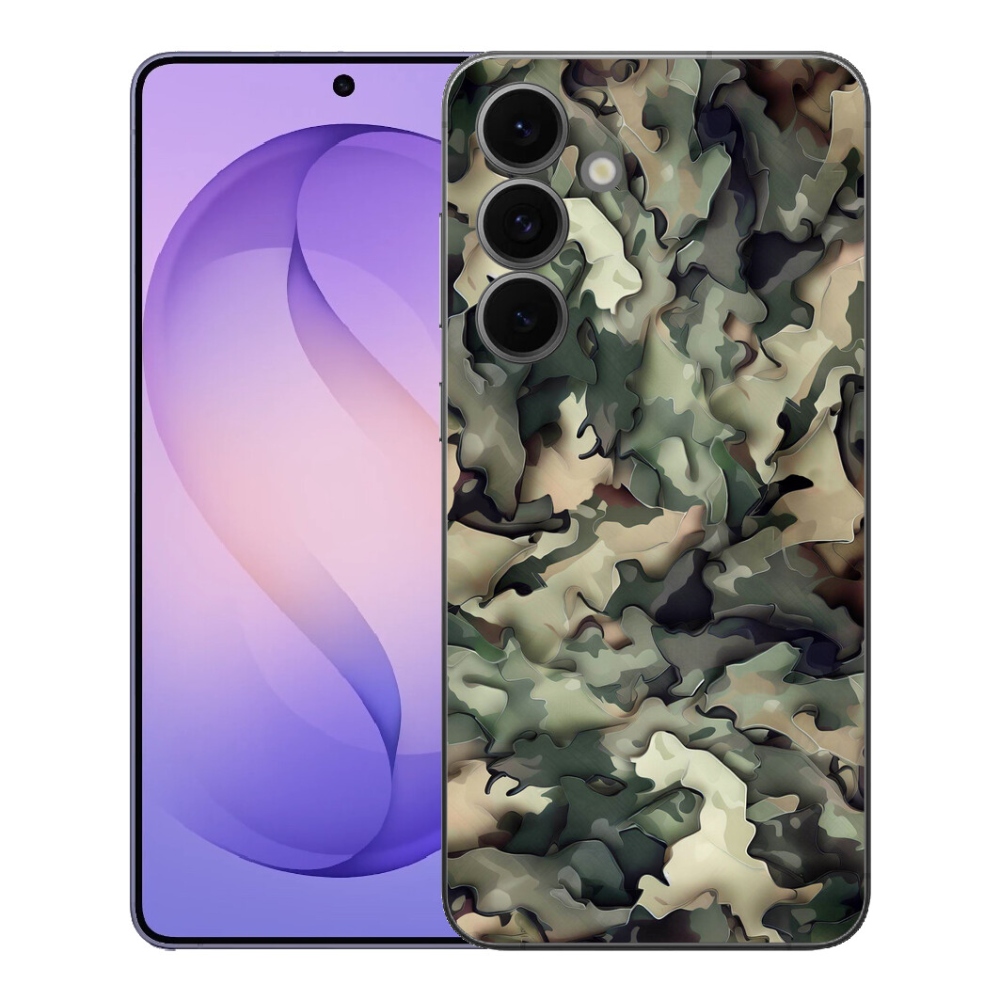 Gelový kryt mmCase na Samsung Galaxy S26 FE - maskáčový vzor 9